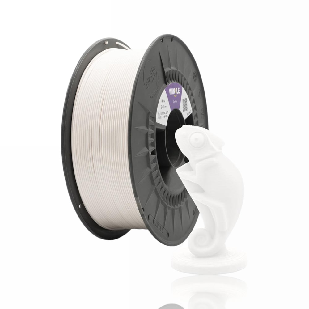 PLA MATTE 10M (AMOSTRA) Blanco Nata Cream White - WINKLE
