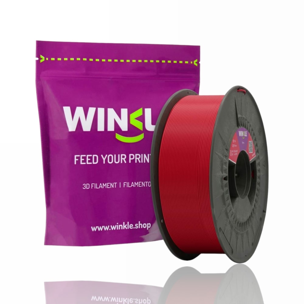 PLA MATTE 10M (AMOSTRA) Rojo Frambuesa Raspberry Red - WINKLE - Image 3