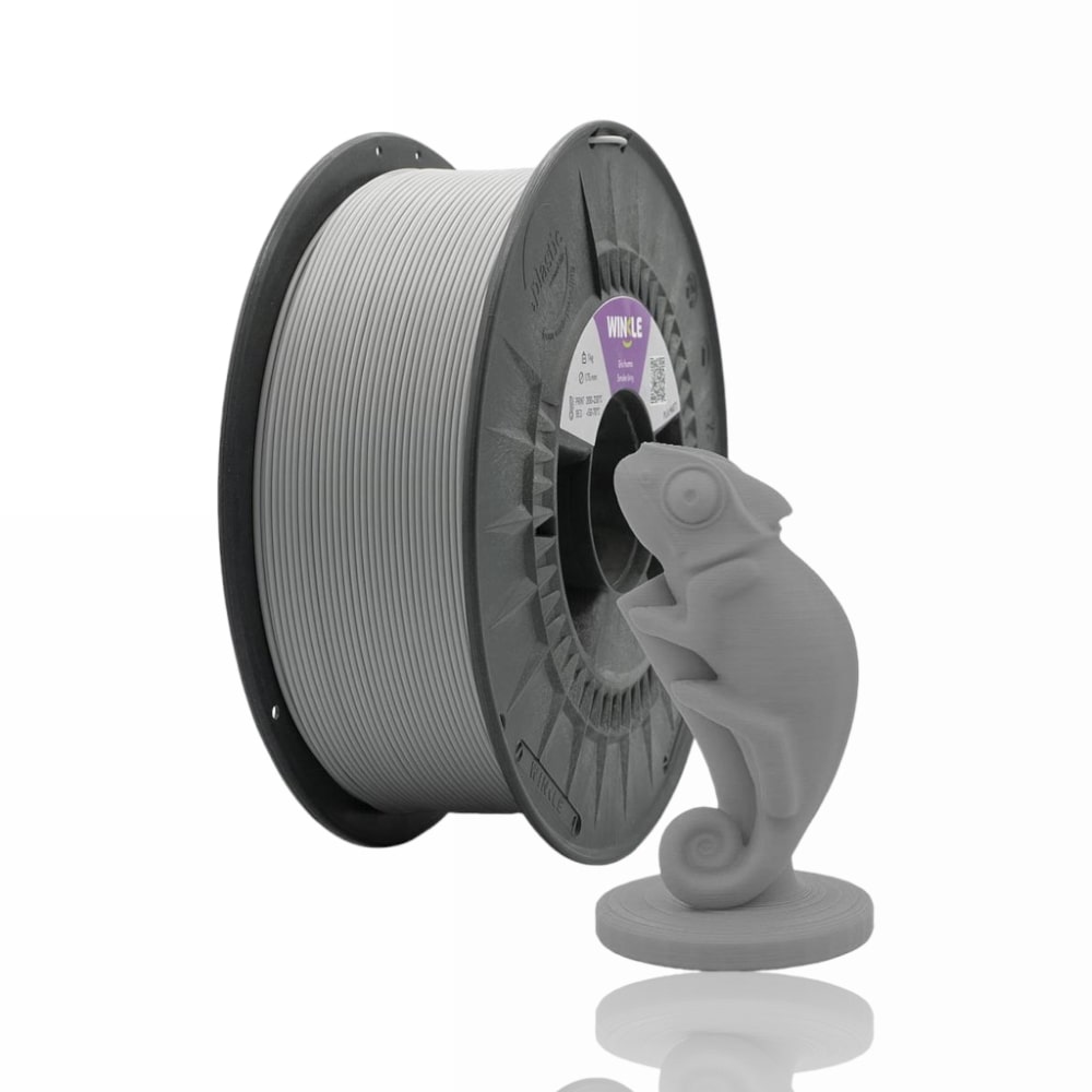 PLA MATTE 1kg Gris Humo Smoke Grey - WINKLE