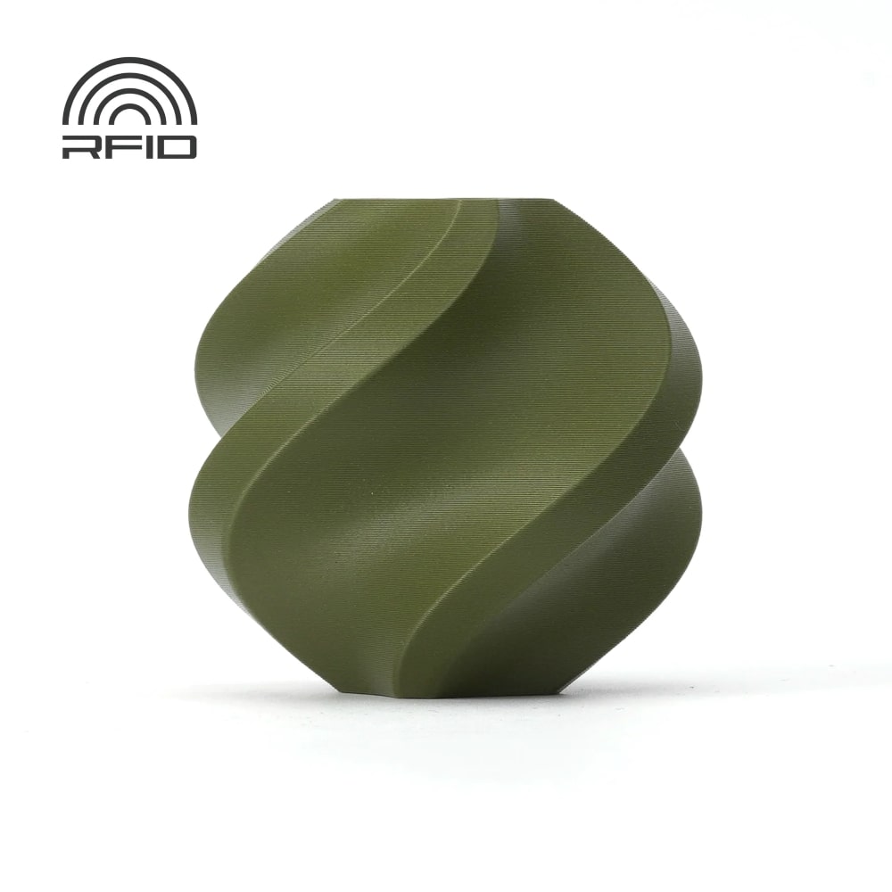 PLA Matte 1kg (With Spool) Dark Green - Bambu Lab