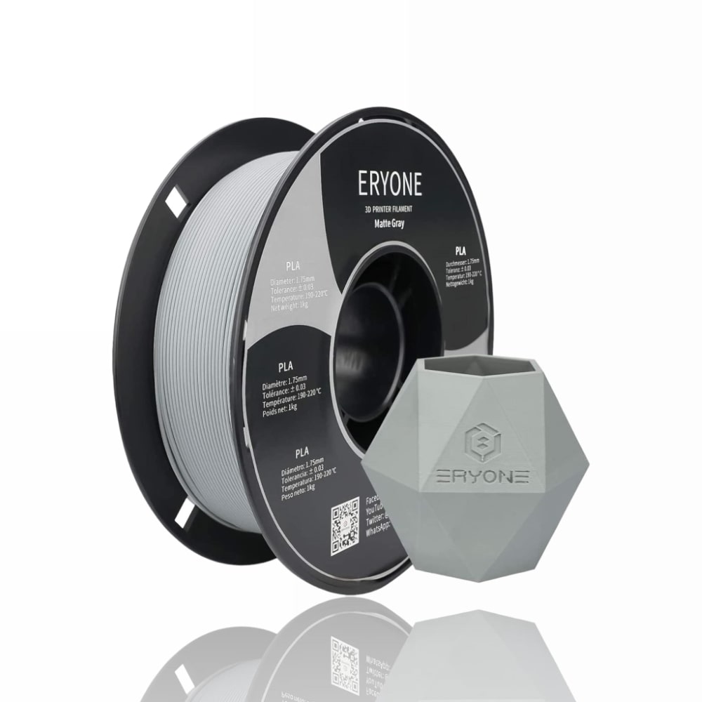 PLA Matte 1kg Gray - ERYONE