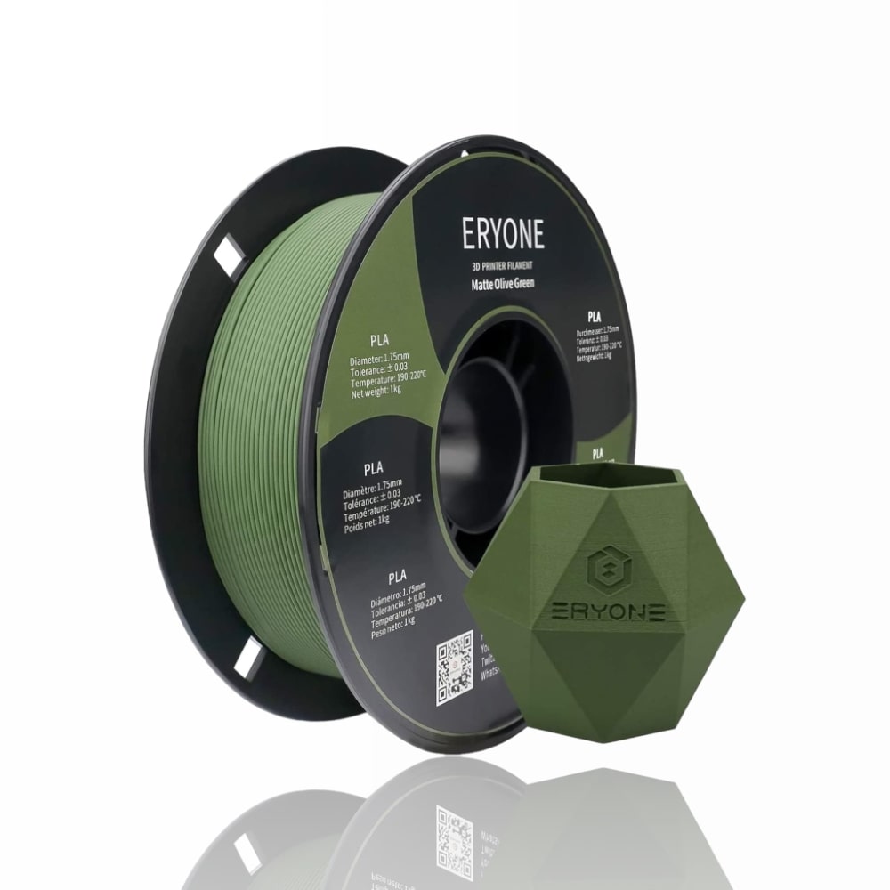 PLA Matte 1kg Olive Green - ERYONE