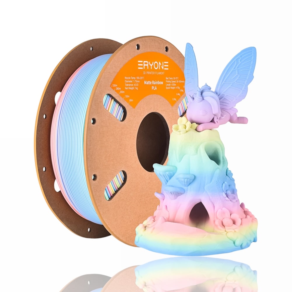 PLA Matte Rainbow 1kg Macaron - ERYONE