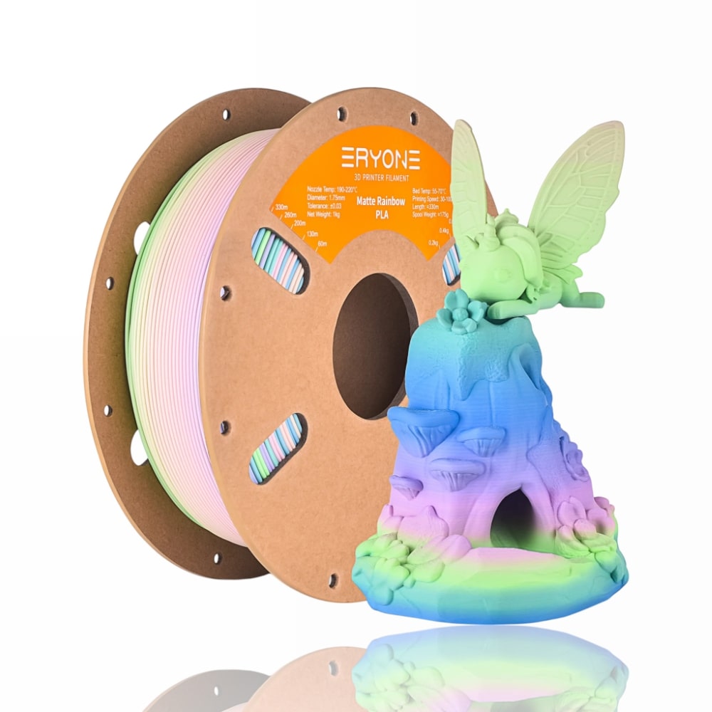 PLA Matte Rainbow 1kg Watercolor - ERYONE