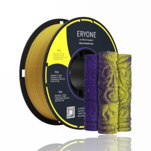 PLA Matte Dual-Color 1kg (Yellow + Purple) - ERYONE