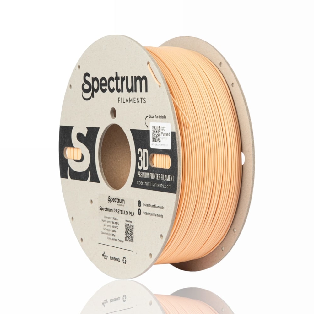 Pastello PLA 1kg Apricot Orange - Spectrum Filaments - Image 2