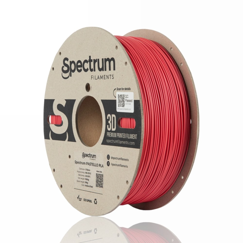 Pastello PLA 1kg Holland Red - Spectrum Filaments - Image 2