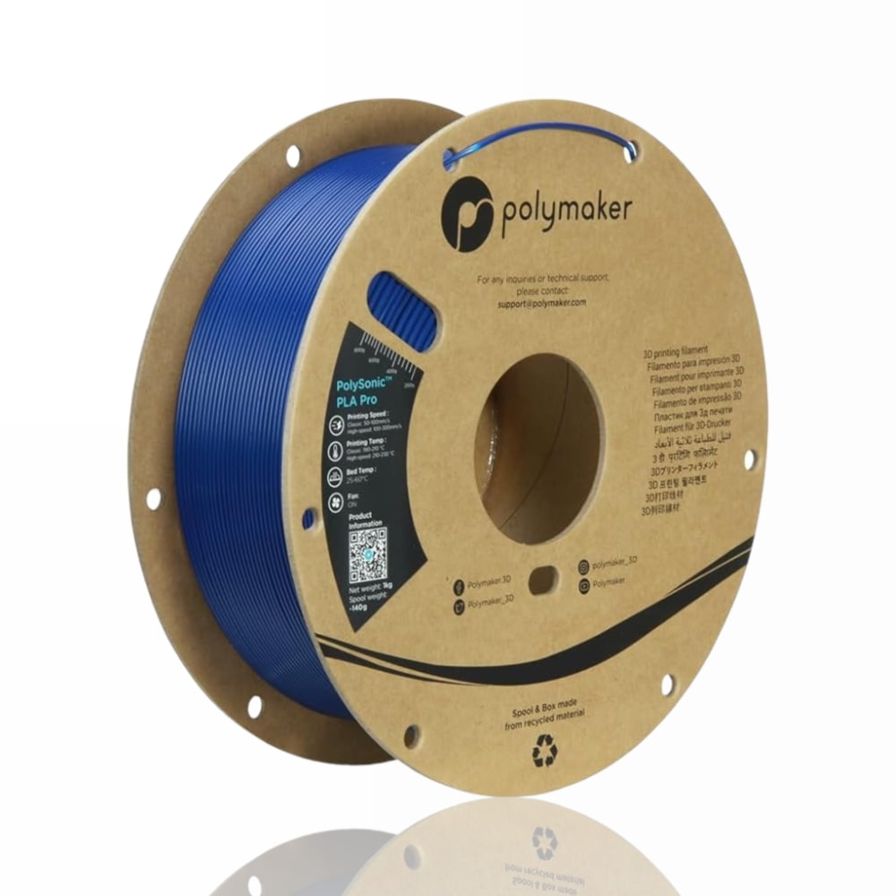 PLA Pro PolySonic™ 1kg Blue - Polymaker