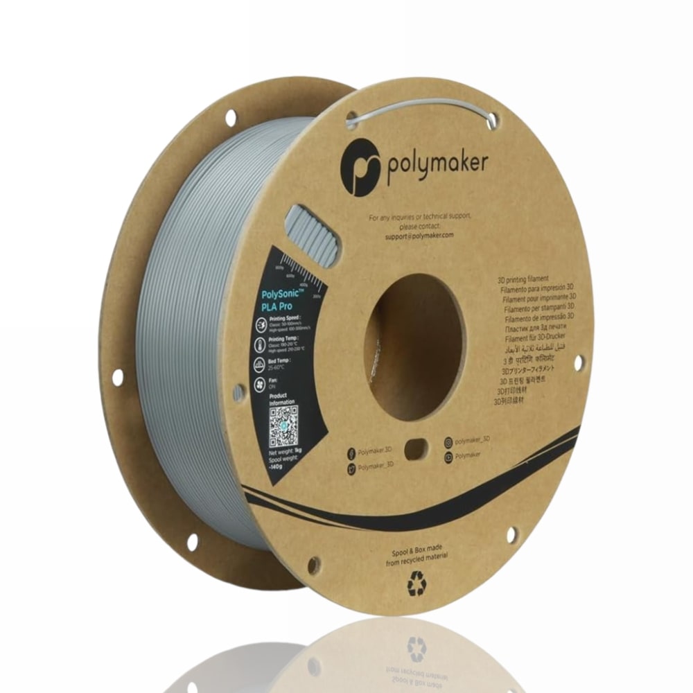 PLA Pro PolySonic™ 1kg Grey - Polymaker