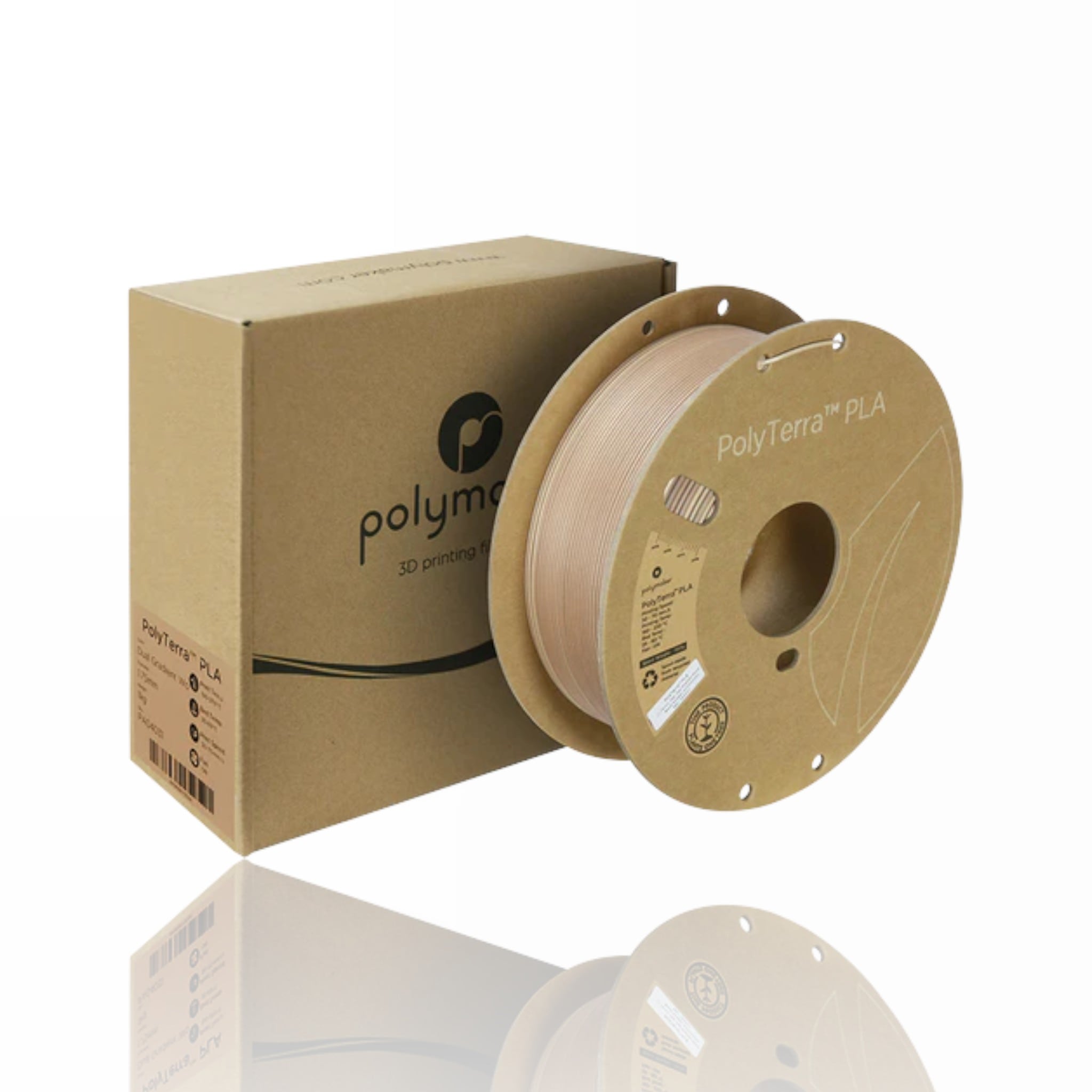 PLA Polyterra Dual Gradient 1kg Wood - Polymaker – LINHA ANTIGA (Consultar Descrição) - Image 5