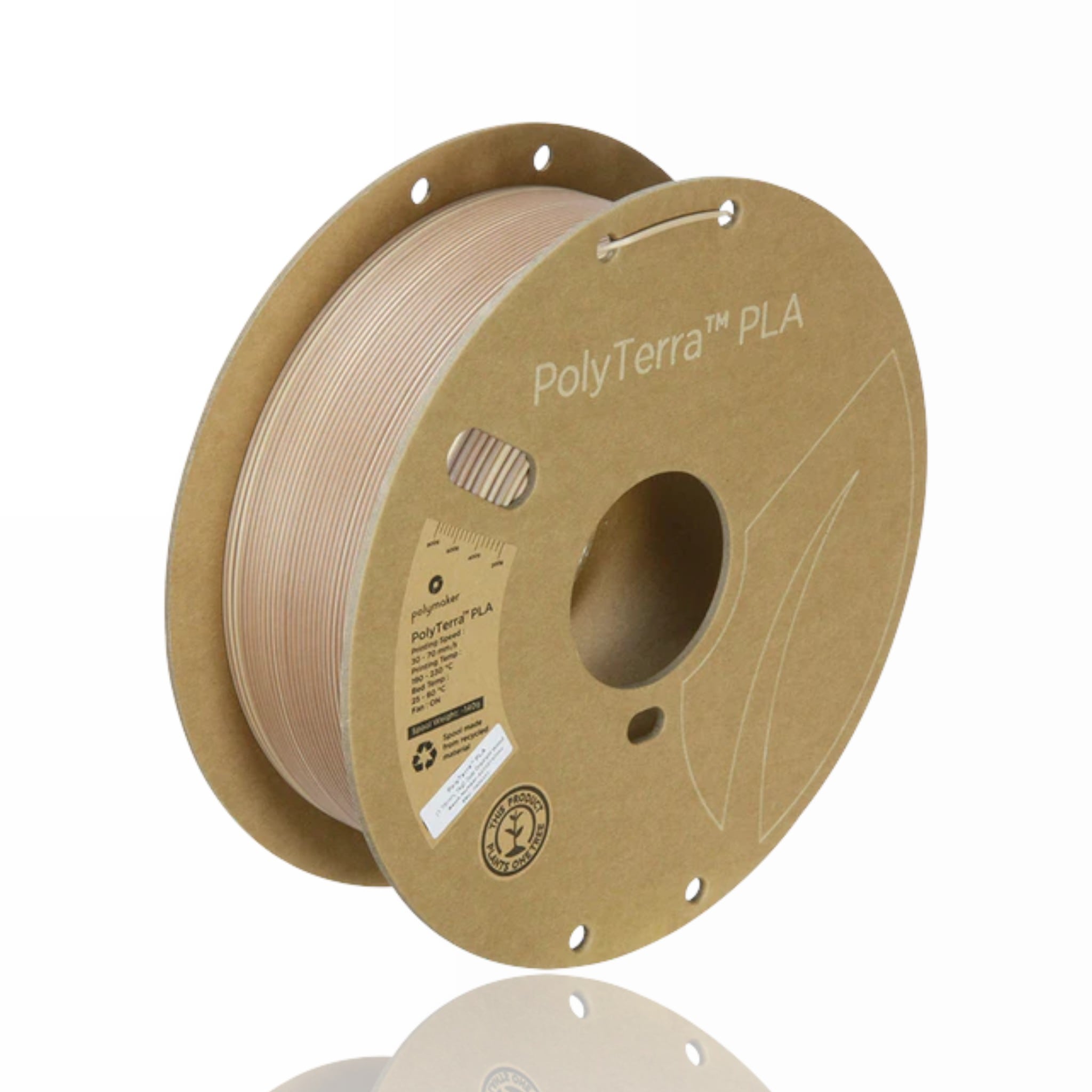 PLA Polyterra Dual Gradient 1kg Wood - Polymaker – LINHA ANTIGA (Consultar Descrição) - Image 4