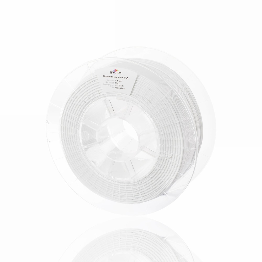 PLA Premium 1kg Arctic White - Spectrum Filaments