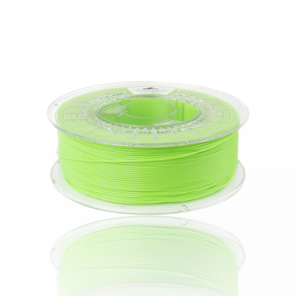 PLA Premium 1kg Fluorescent Green - Spectrum Filaments - Image 2