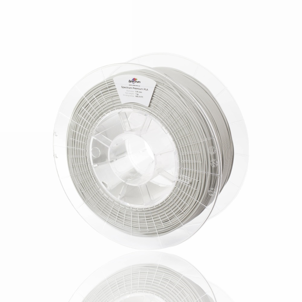 PLA Premium 1kg Light Grey - Spectrum Filaments
