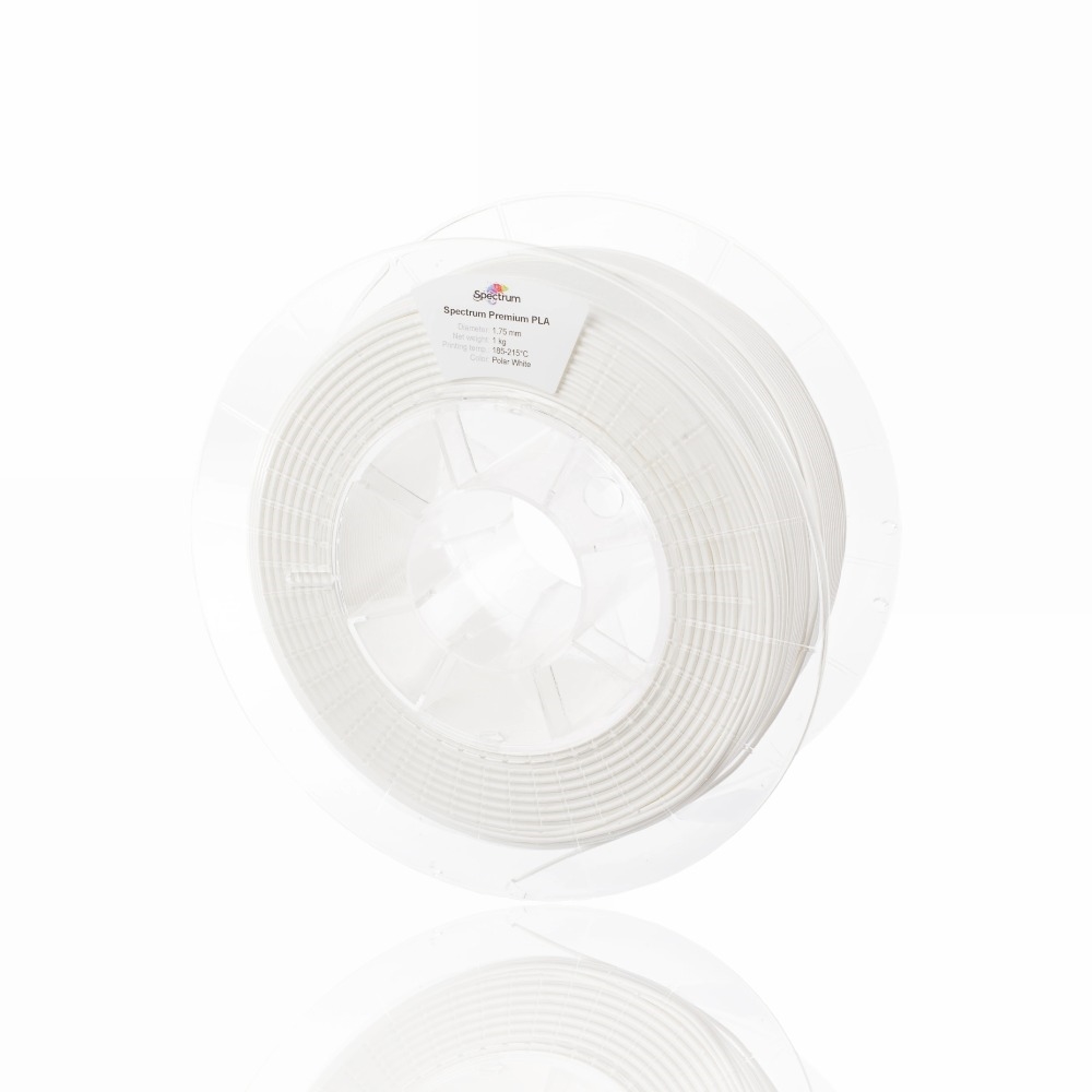 PLA Premium 10M (AMOSTRA) Polar White - Spectrum Filaments