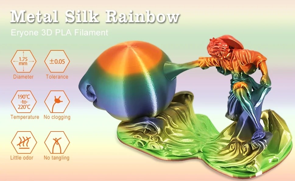 PLA Rainbow 1kg Lagoon - ERYONE - Image 4