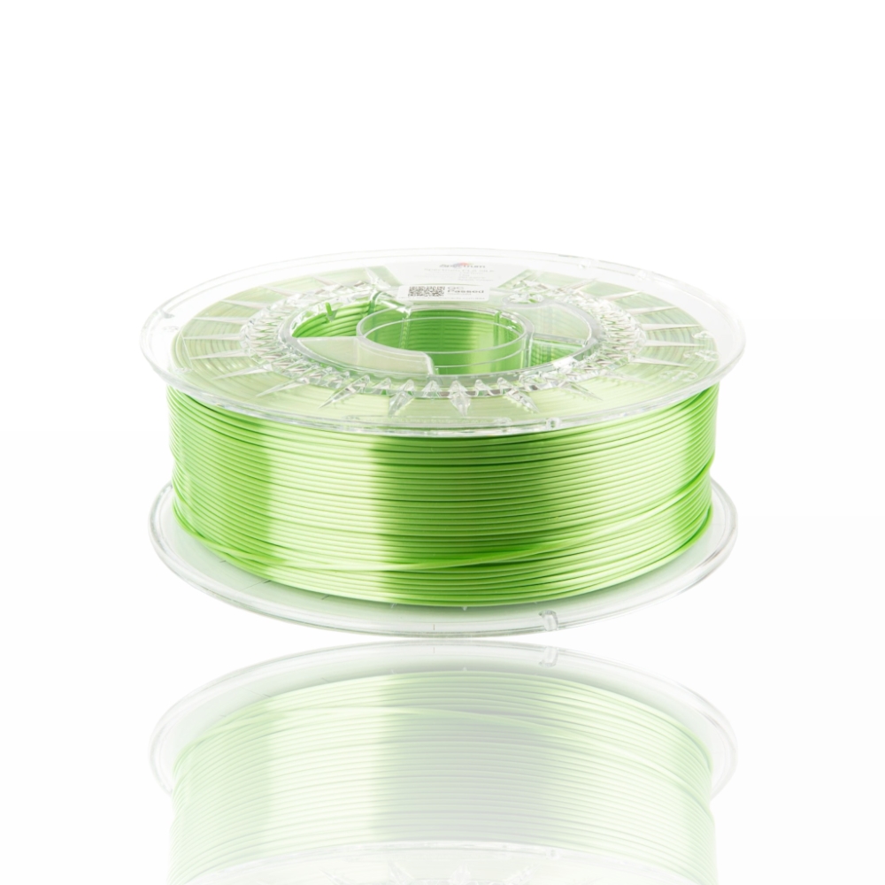PLA Silk Satin 1kg Apple Green - Spectrum Filaments - Image 2