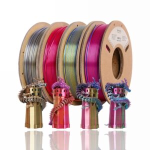 PLA Silk Tri-Color Combination 1kg (4x 250g) Pack 1 - ERYONE