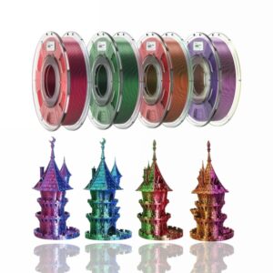 PLA Silk Dual-Color Combination 1kg (0,25kg x4) Pack 1 - ERYONE