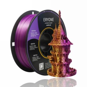 PLA Silk Dual-Color 1kg (Gold & Purple) - ERYONE