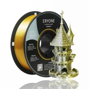 PLA Silk Dual-Color 1kg (Gold & Silver) - ERYONE