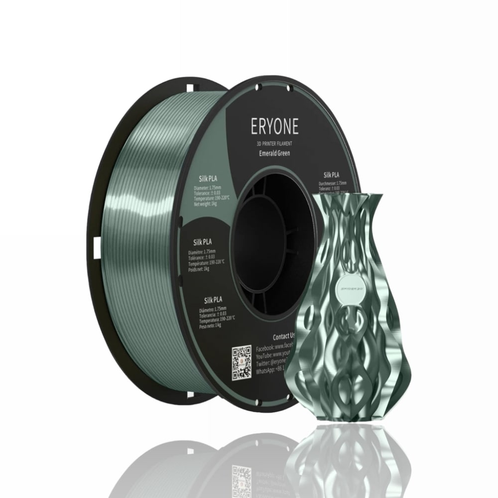 PLA Silk 1kg Emerald Green - ERYONE