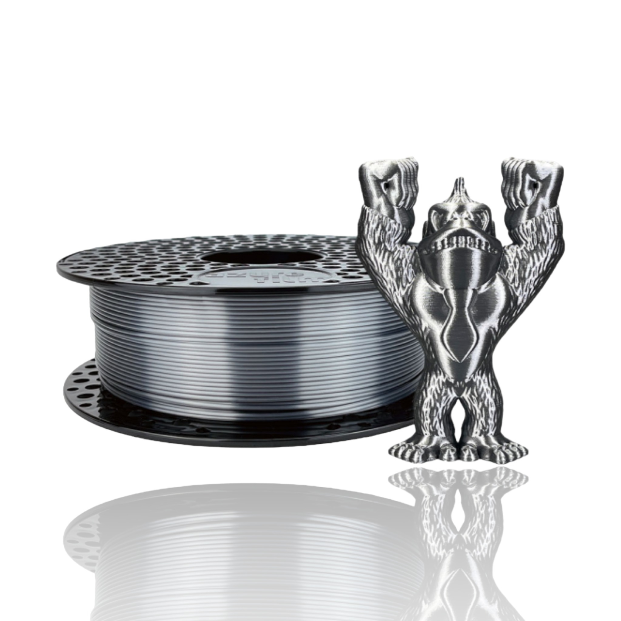 PLA 10m (AMOSTRA) Silk Graphite Grey - Azurefilm