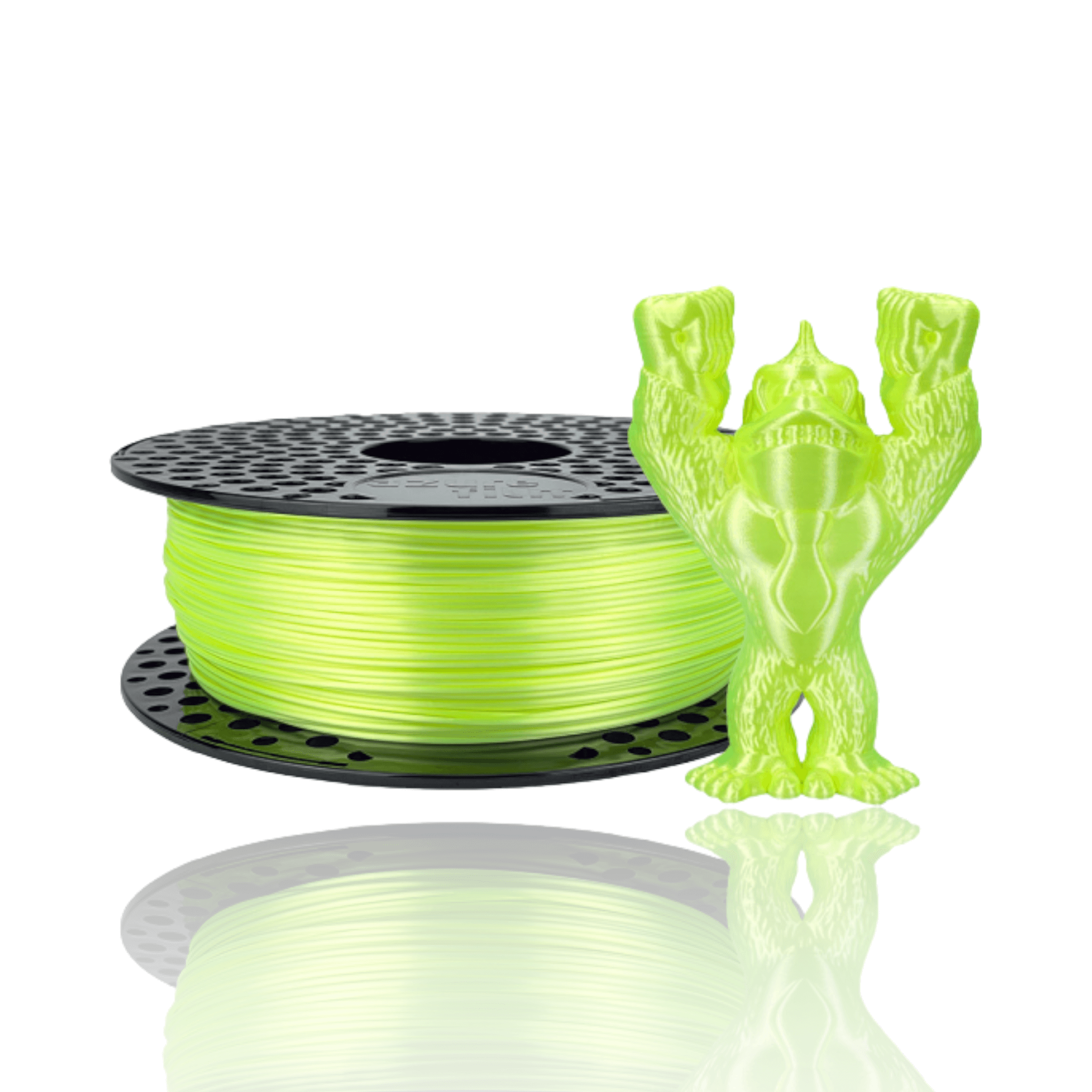 PLA 50g (Amostra) Silk Lime - Azurefilm