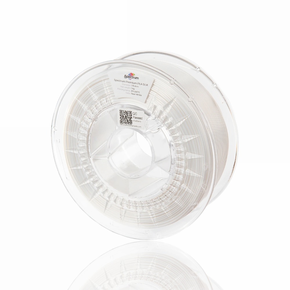 PLA Silk Satin 1kg Pearl White - Spectrum Filaments
