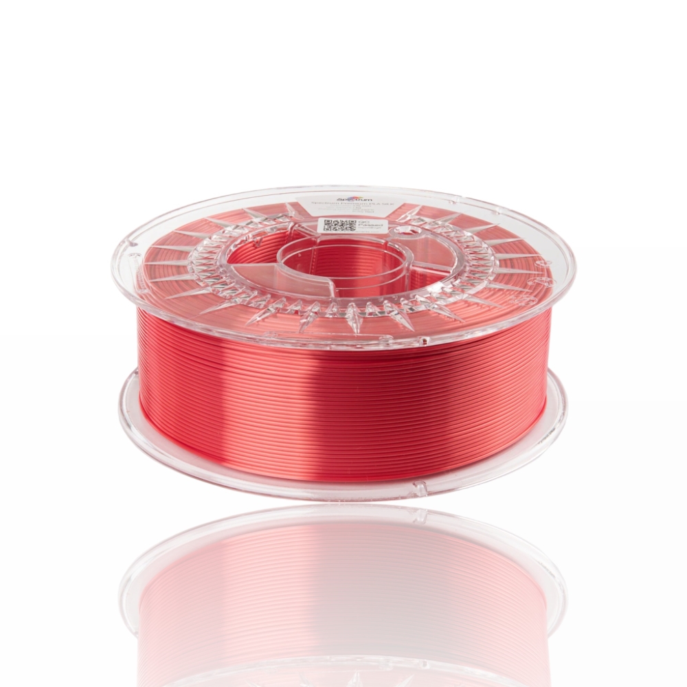 PLA Silk Satin 1kg Ruby Red - Spectrum Filaments - Image 2
