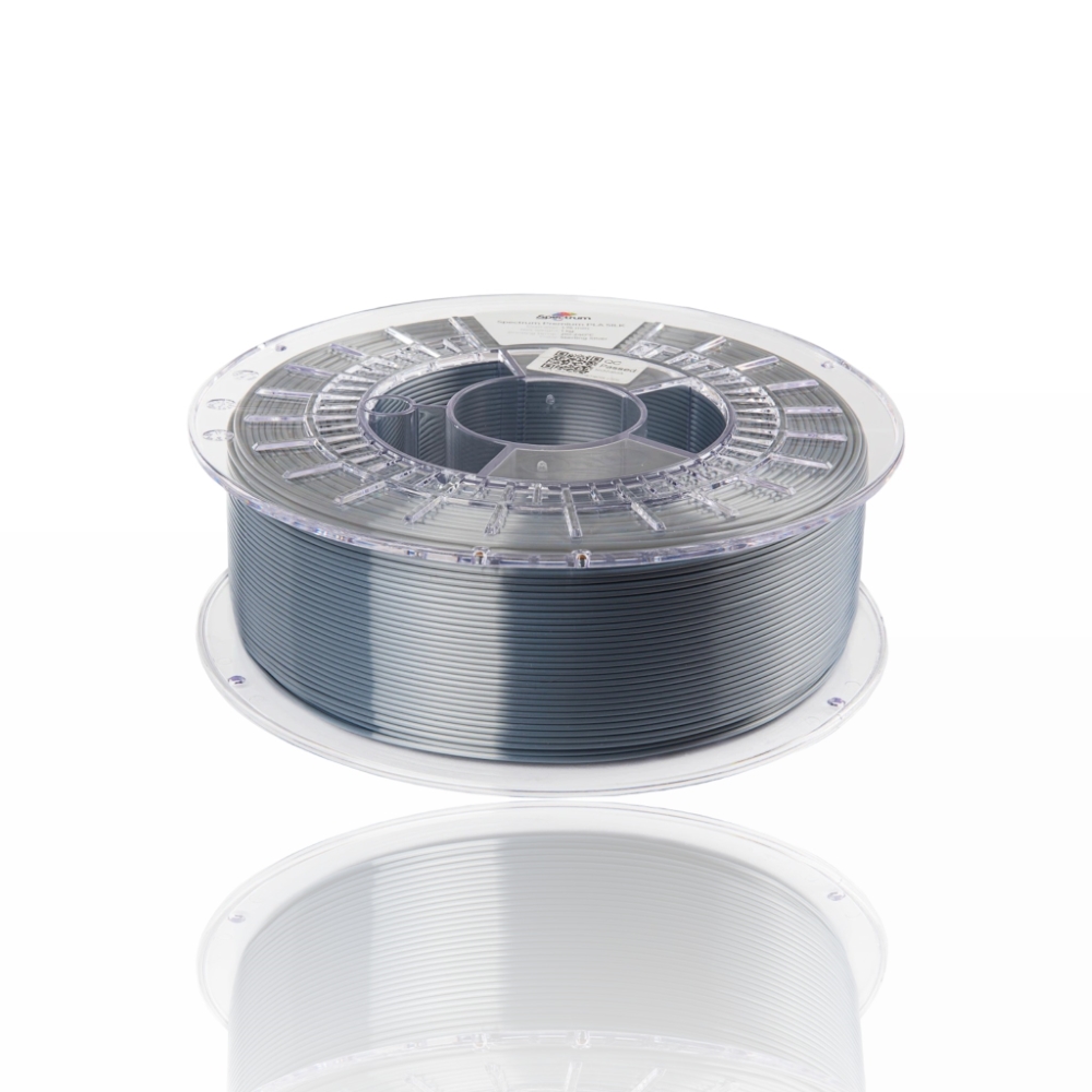 PLA Silk Satin 1kg Sterling Silver - Spectrum Filaments - Image 2