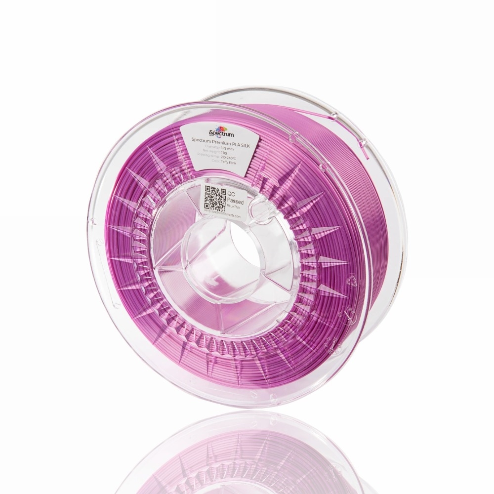 PLA Silk Satin 1kg Taffy Pink - Spectrum Filaments