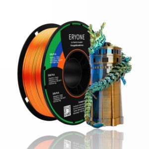 PLA Silk Tri-Color 1kg (Orange + Blue + Green) - ERYONE