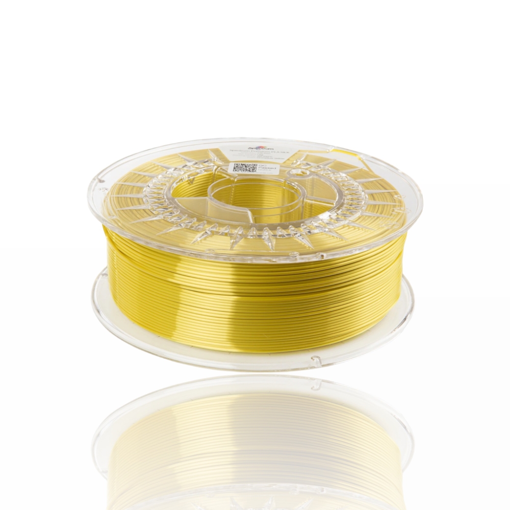 PLA Silk Satin 1kg Unmellow Yellow - Spectrum Filaments - Image 2