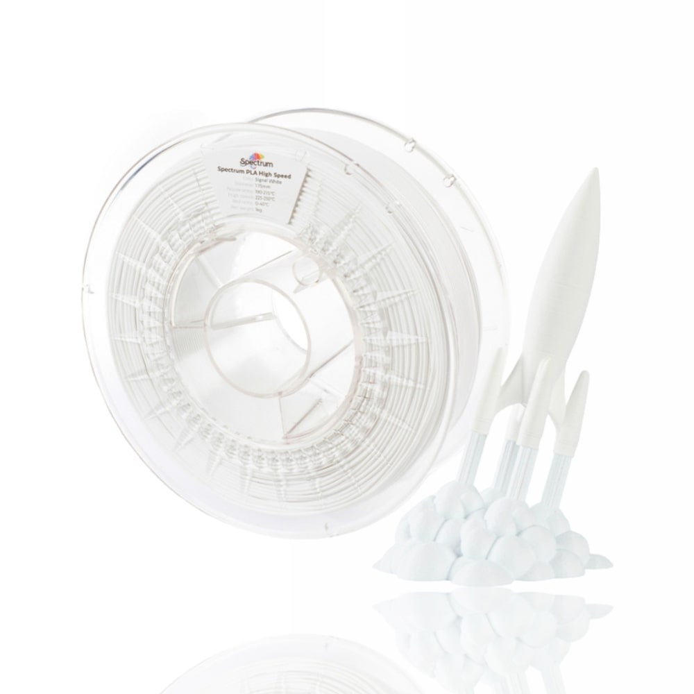 PLA High Speed 1kg Signal White - Spectrum Filaments