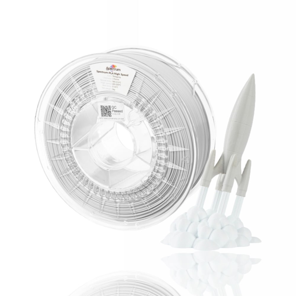 PLA High Speed 1kg Telegrey - Spectrum Filaments