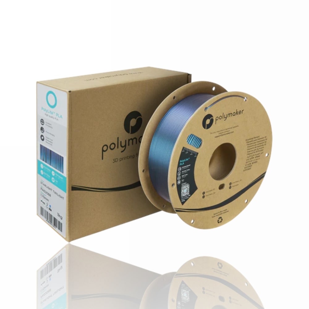 PLA Starlight PolyLite™ 1kg Twilight - Polymaker – LINHA ANTIGA (Consultar Descrição) - Image 3