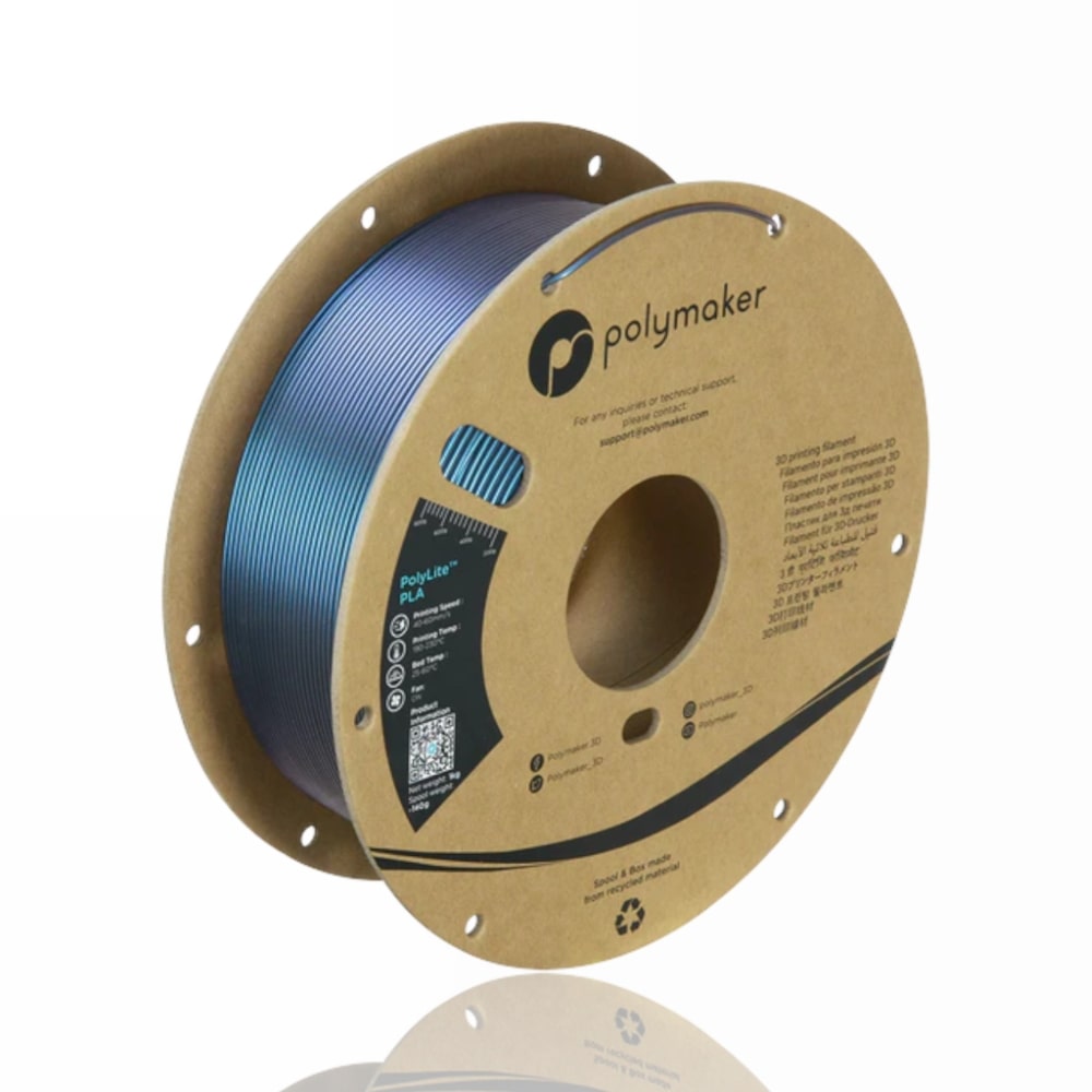 PLA Starlight PolyLite™ 1kg Twilight - Polymaker – LINHA ANTIGA (Consultar Descrição)