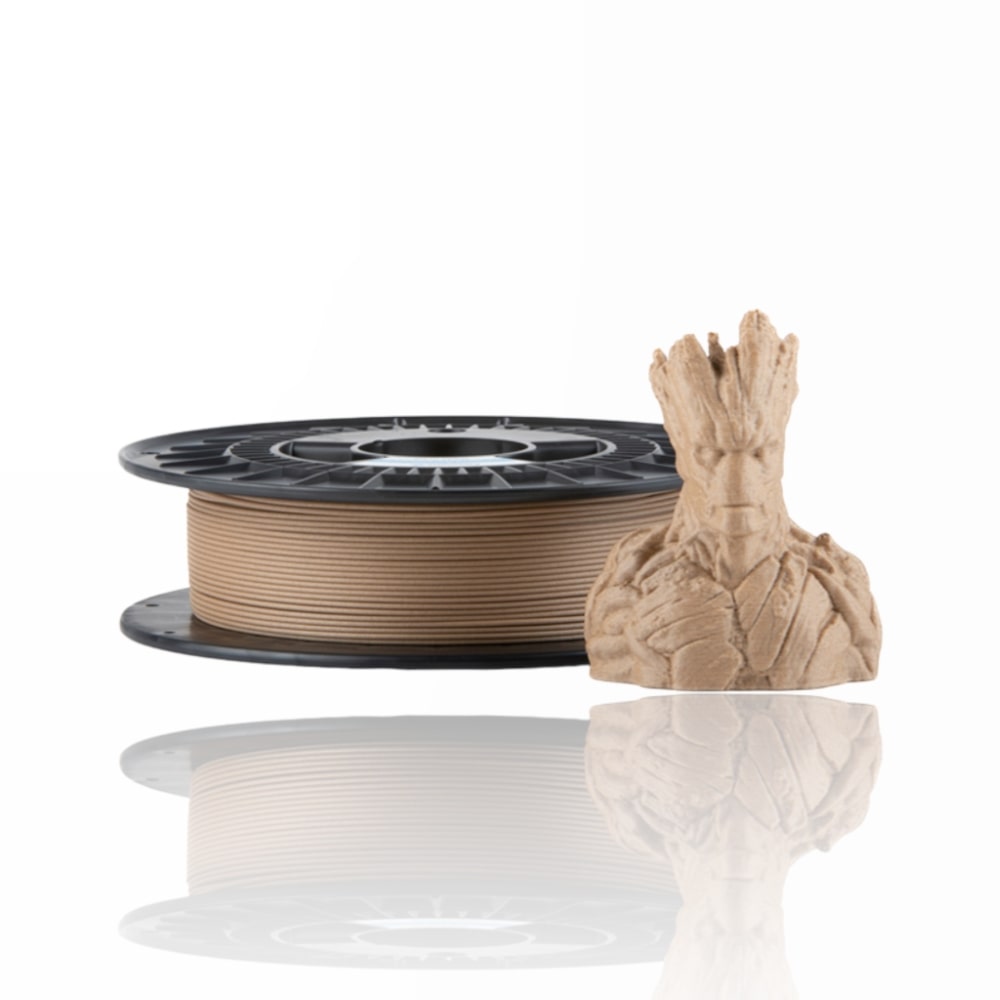 PLA+ 500g WOODJet natur ( madeira ) - Filament PM