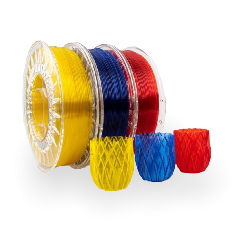Smartfil PLA CRYSTAL YELLOW M 750g Amarelo Translucido - Smart Materials 3D - Image 4
