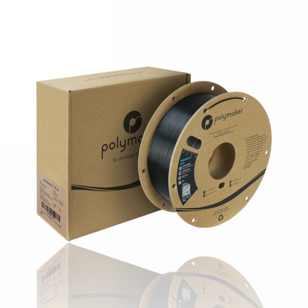 PLA PolySonic™ 1kg Black - Polymaker - Image 4