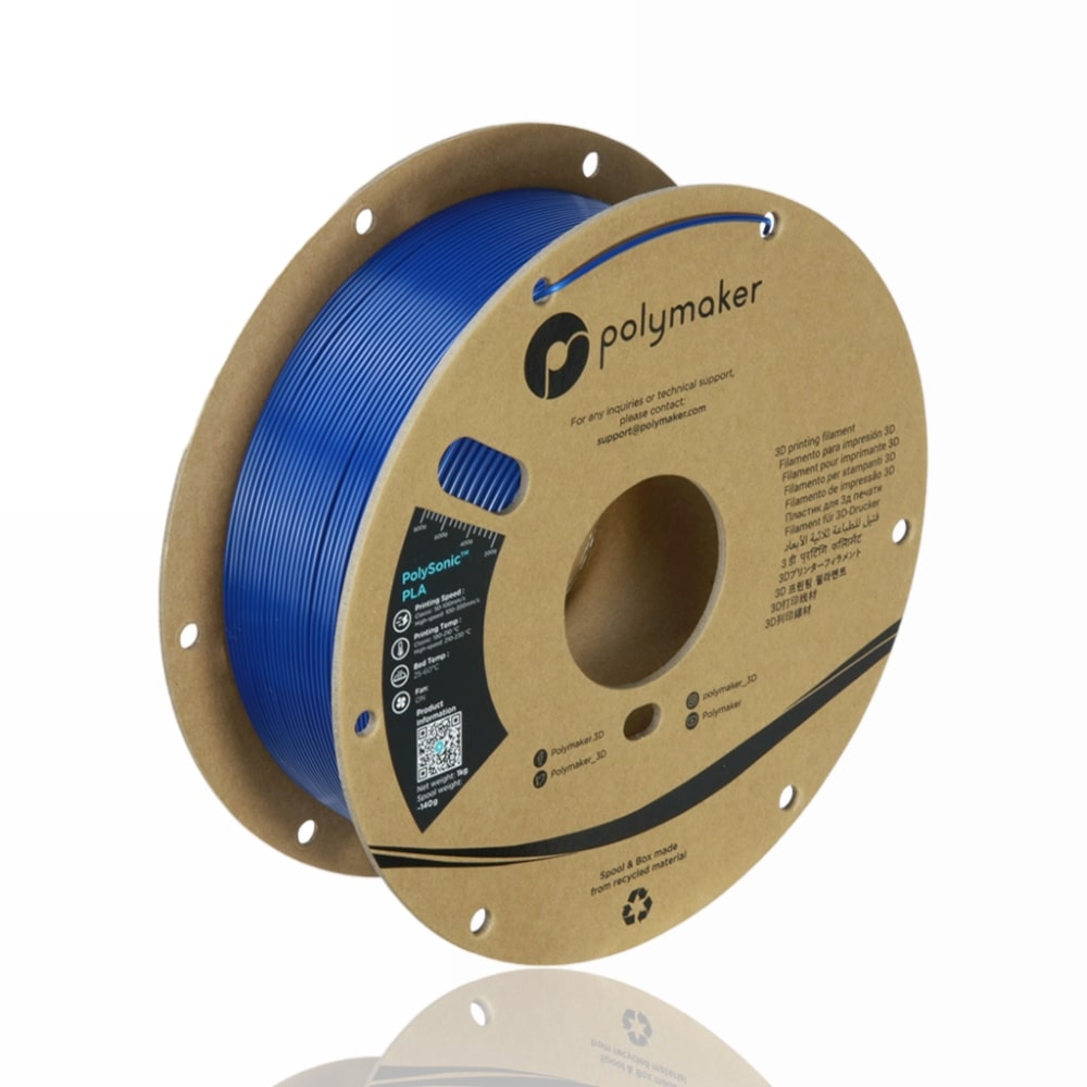 PLA PolySonic™ 1kg Blue - Polymaker