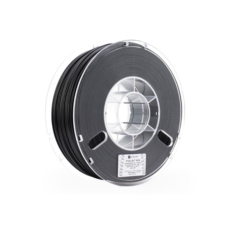 ASA PolyLite 3kg Black - Polymaker