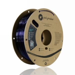 PETG PolyLite 1kg Translucent Blue - Polymaker