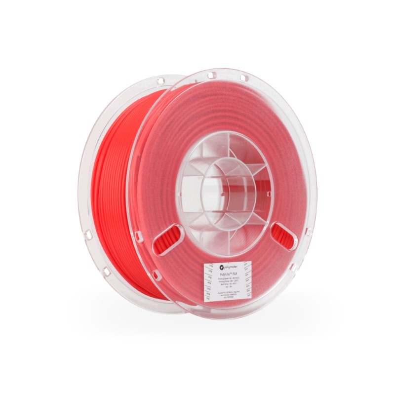 PLA PolyLite 1kg Red - Polymaker