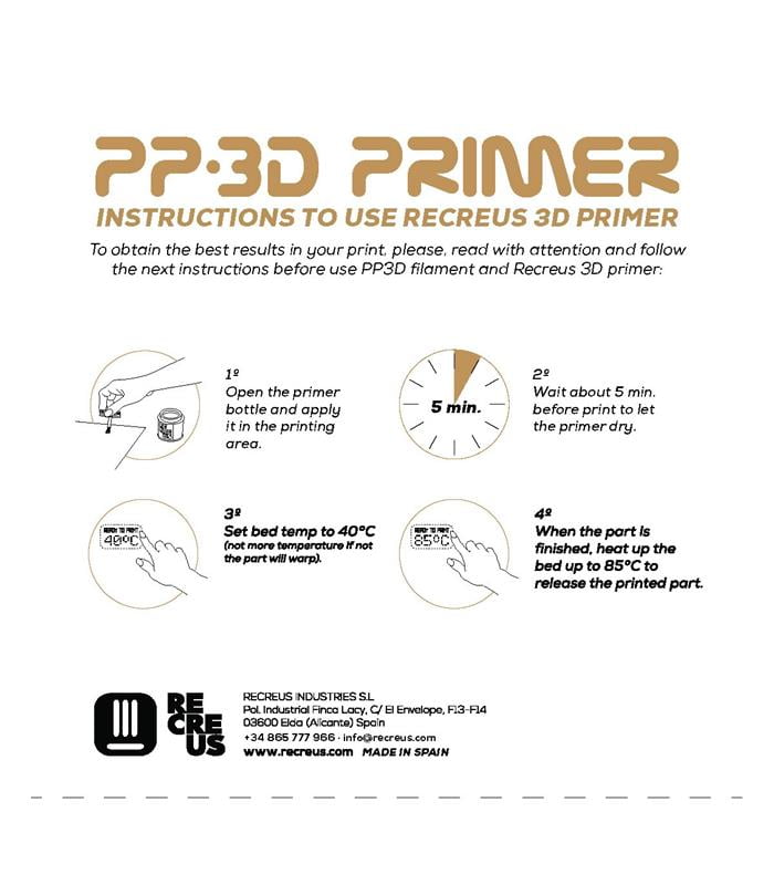 PP3D 600g Natural - RECREUS - Image 5