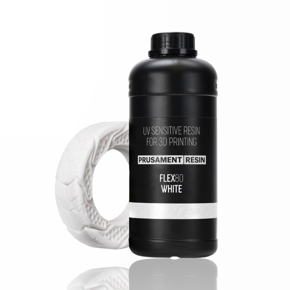 Prusament Resin 1kg Flex80 White - Prusa Original