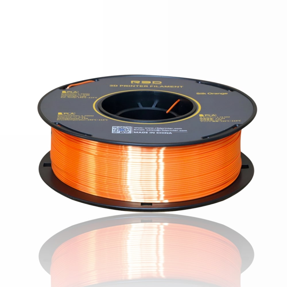 PLA Silk 1kg Orange - R3D - Image 2