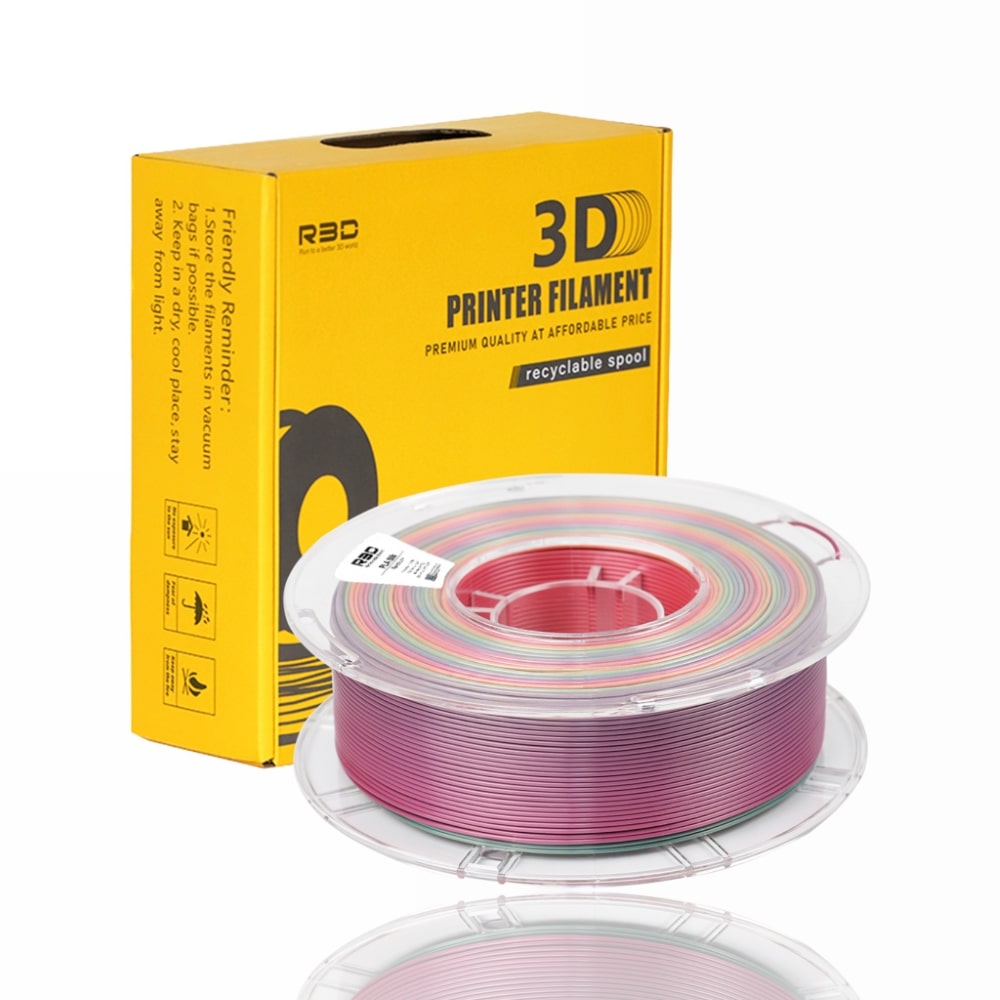 PLA Silk Rainbow 1kg PLUS - R3D - Image 7
