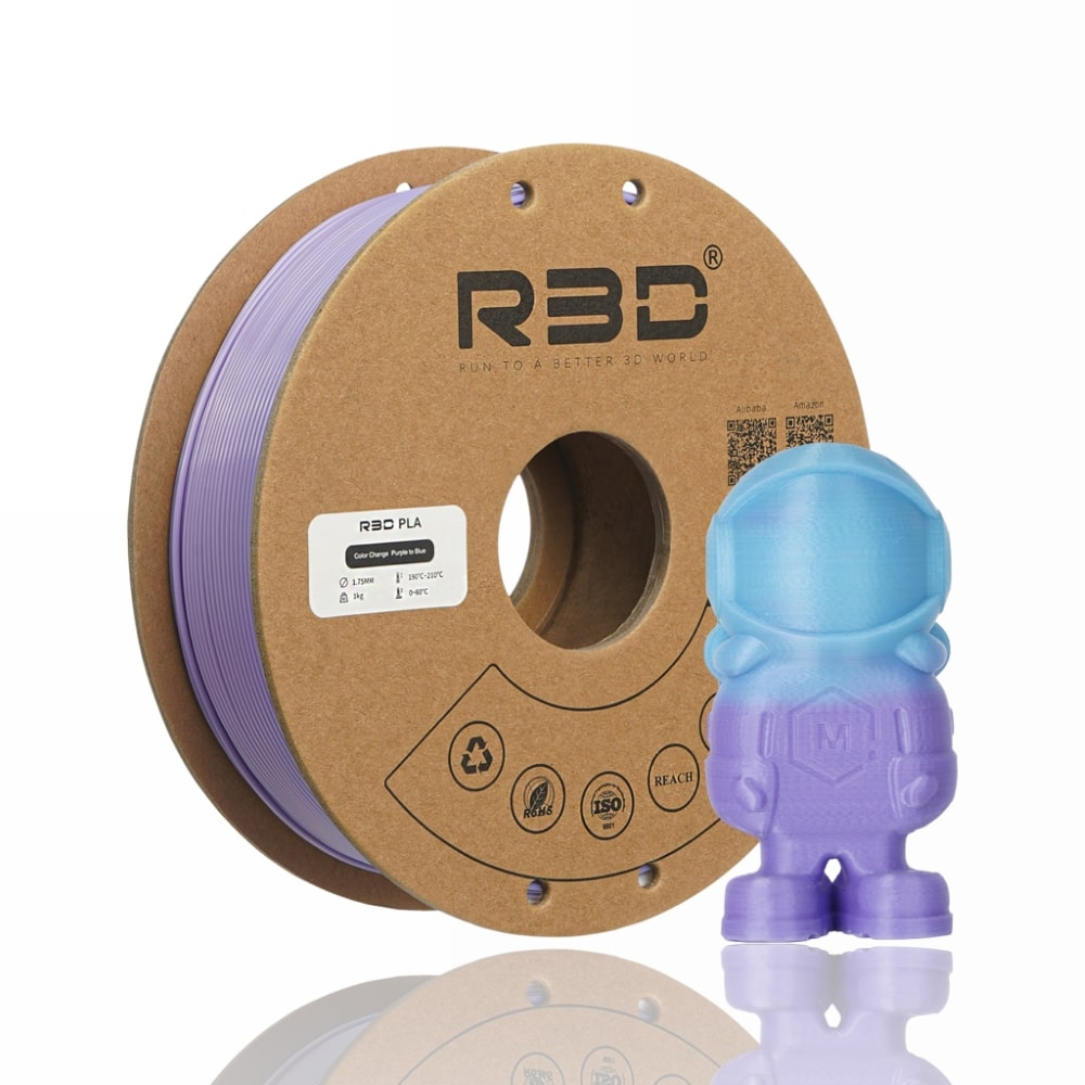 PLA Thermo Color Change 1kg Purple to Blue - R3D